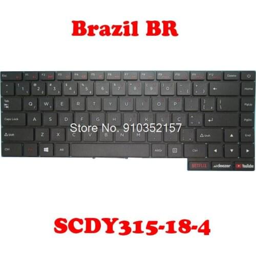 Laptop BR Layout Keyboard For SCDY315-18-4 Brazil BR NO Frame