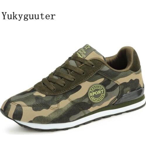 Men Woman Sport Running Shoes Couple Camouflage Outdoor Breathable Thick Sole Lightweight Athletic Mesh Sneakers Spring Summer