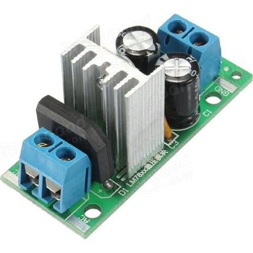 L7812 LM7812/7805/7809/7815 Power Supply Module Voltage Regulator Module 5V12V Rectifier Filter