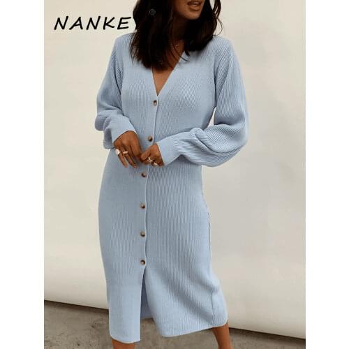 NANKEYSTAR Fashionable Knitted Dresses