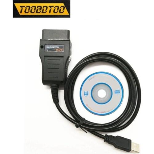 Newest HDS Cable V1.4.3 For Honda Diagnostic Cable Auto OBD2 With Chip FTDI FT232RL Cable for Honda OBD2 Multi language