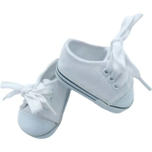 Fits for Girl Doll Shoes Fits 18 inch Doll 43CM baby Dolls sneacker Reborn Baby Doll sport shoes
