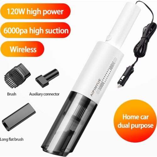 1Pc Portable Mini Car Vacuum Cleaner Hand-held High-power Car Cleaners Wired/Wireless Car Charger Vacuum Cleaner Car Electronics