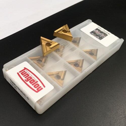 Sale 100% Original 10PCS TNMG160404L S T9125 Steel Parts CNC Lathe Tools High Quality Carbide Inserts External Turning Tools