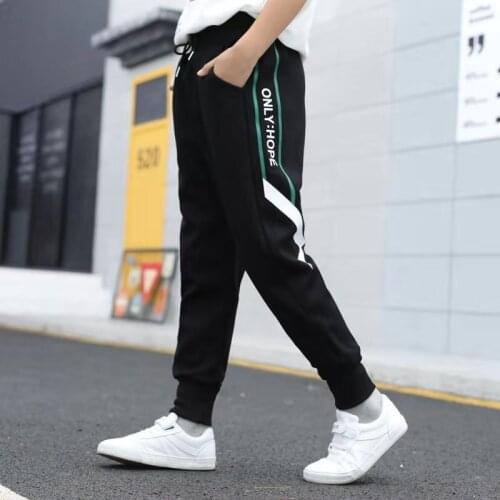 Boys Sweatpants Casual Loose Trousers Childrens Spring Autumn School Pants
