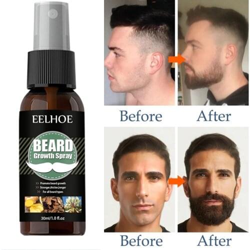 Beard Growth Spray Naturally harmless Beard Growth Kit Men Beard Growth Essence Nourishing Enhancer Beard Oil Spray Beard