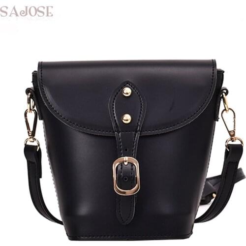 Crossbody Bag For Gilr Famous Brand High Quality Handbag Women Fashion Pu Leather Shoulder Bag Lady Black Womens Messenger Bags