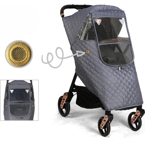 Universal Winter Thicken Stroller Pushchair Sunshade Rain Cover Wind Dust Shield Full Cover Baby Strollers Pushchairs Raincoat