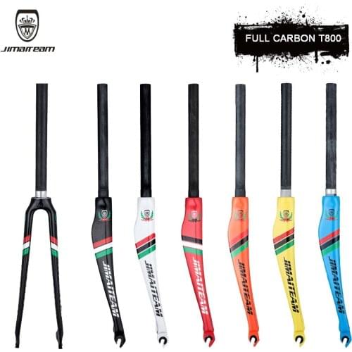 JIMAITEAM Bicycle Front Fork Mountain Bike Front Fork Road Bike Front Fork Carbon Fiber Front Fork Bicycle Accessories