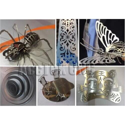 High quality cnc fiber laser cutter/ invitation card cutting machine 6040/ mini laser cutting machine metal