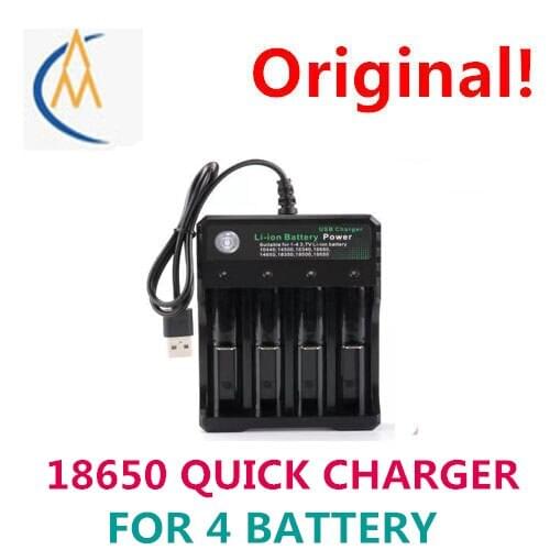 18650 charger 4 slot lithium battery factory outlet player loudspeaker USB charging four independent charge