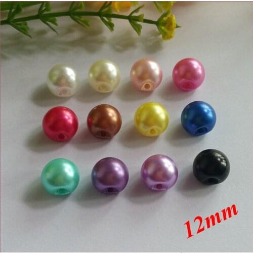 120pcs loose Imitation pearls buttons colors mix decorative buttons for craft sewing scrapbook accessories 12mm botones