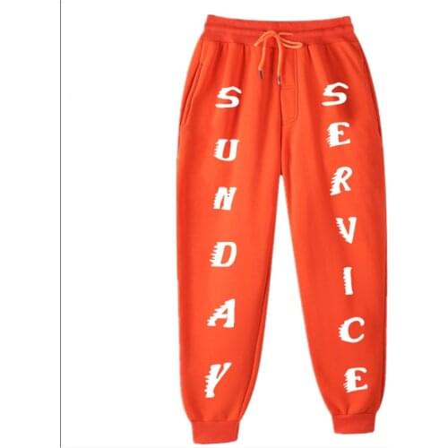 2020 white beige yellow Letter Print Sweatpants Men Women Joggers Elastic Waist Lose Casual Trousers Hip Hop Mens Sweat Pants