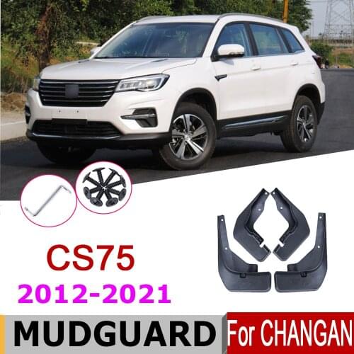 Mudguards For Changan CS75 2021-2012 Fender Front Rear Mud Flaps Guard Splash Car Accessories 2019 2018 2017 2016 2014