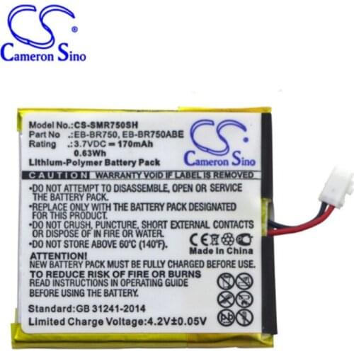 Cameron Sino High Quality 170mAh Battery EB-BR750 EB-BR750ABE for Samsung Galaxy GearS R750 Samrtwatch