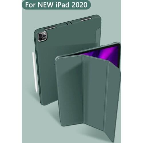 Case for iPad Pro 11 2020 & 2018, Ultra Slim PU Leather Smart Cover Soft Funda for New iPad Pro 11 inch 2nd Gen Case
