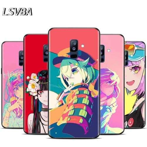 Anime Pink Girl Illustration Art For Samsung Galaxy A9 A8S A8 A7 A6S A6 A5 A3 A750 Plus 2018 2017 2016 Star Phone Case