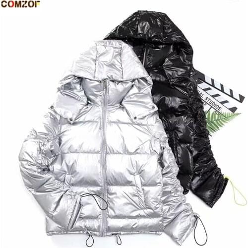 Женские парки с капюшоном COMZOF China At AliExpress