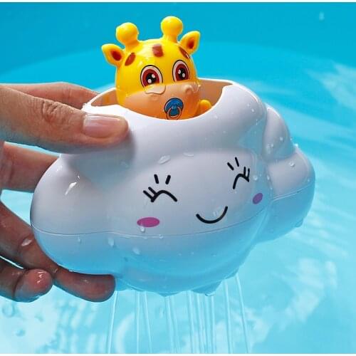 Baby Bathing Toy Kids Cute Cartoon Fawn Tortoise Water Spray Sprinkler Bathroom Sprinkling Shower Swimming Water Toys Kids Gift