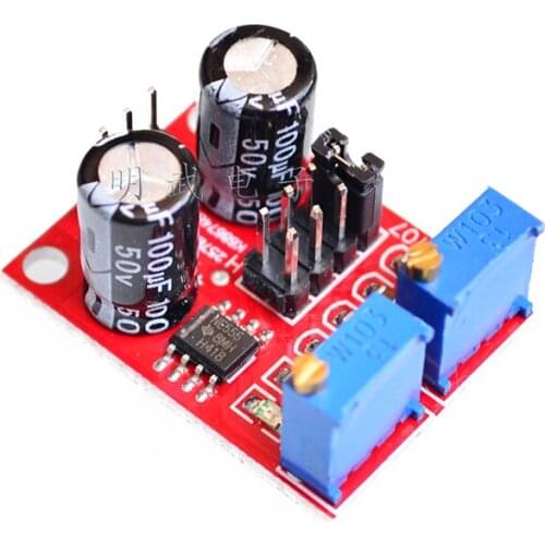 2PCS NE555 Adjustable Module Square Rectangular Wave Stepping Motor Driver LED Indicator Pulse Generator Frequency Duty Cycle