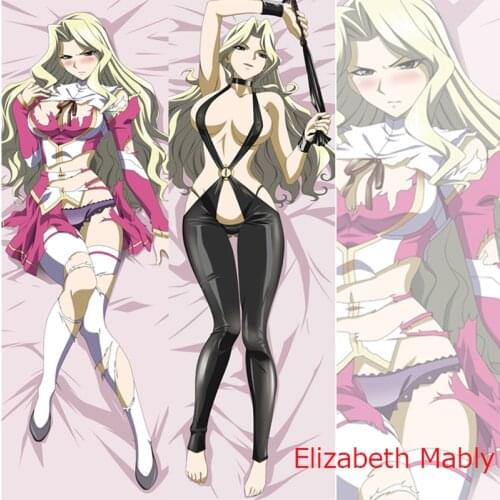 Hentai Sexy Japan Anime Pillowcase FreeZing Elizabeth Mably Hot decorative Hugging Body Pillow Case Bedding