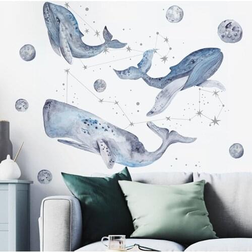 Creative Hand Painted Wall Stickers Living Room Decor Bedroom Study Self Adhesive Wall Decals Kids Room Decoration Art Wallpaper