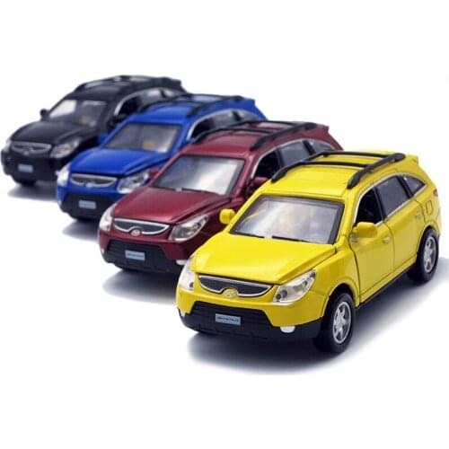 Diecast 1/32 Scale Veracruz Model Cars Hyundai New Static Display Adult Collection Hot Pull Back Toys for Boys Birthday Gift