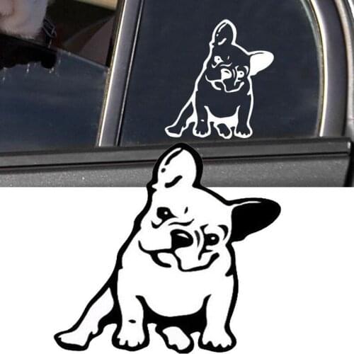 Fashion French Bulldog Dog Car Sticker Car Decoration Auto Car Styling Exterior Accessories Reflective Stickers Accessories