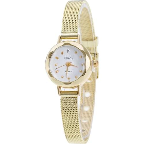 Wholesale Women Ladies Stainless Steel Mesh Band Wrist Watch