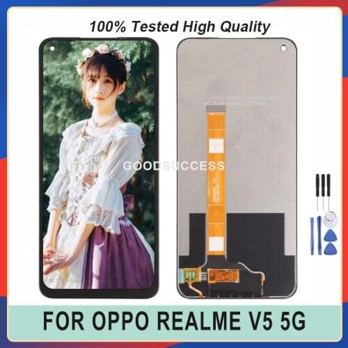 Original 6.5'' For Oppo V5 5G LCD For Oppo A73 5G CPH2161 Display Digitizer Screen Touch Panel Glass Assembly Free Tools