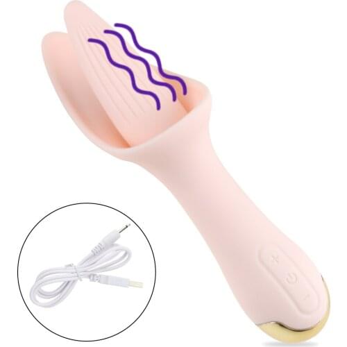 Modes 30 Powerful Big Tongue Licking Vibrator G Spot Vaginal Anal Stimulate Nipple Clit Tickler Flirting Oral Sex Toy For Women