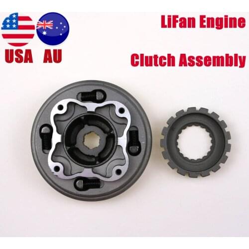 LiFan Manual Kick Start Engine Clutch Assembly For 70cc 110cc 125cc PIT PRO Quad Dirt Bike ATV