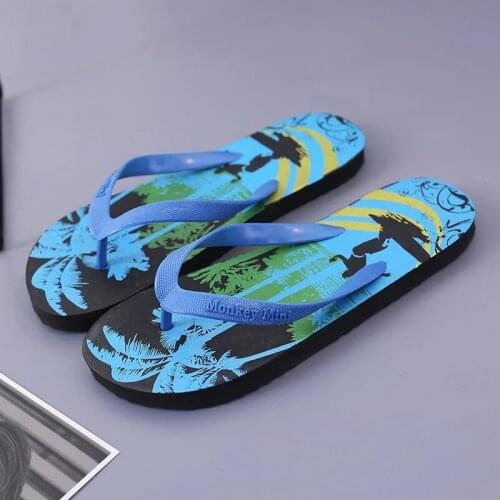 Summer Couple Flip-flops Men And Women Camouflage With The Same Paragraph Beach Slippers Mens Sandals Clip Toe Drag Mens Shoes