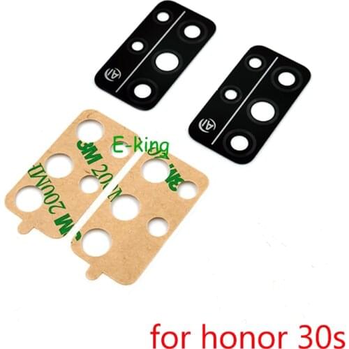2PCS Rear Back Camera Glass Lens Cover For Huawei Honor 30 Pro 30i 30s With Ahesive Sticker