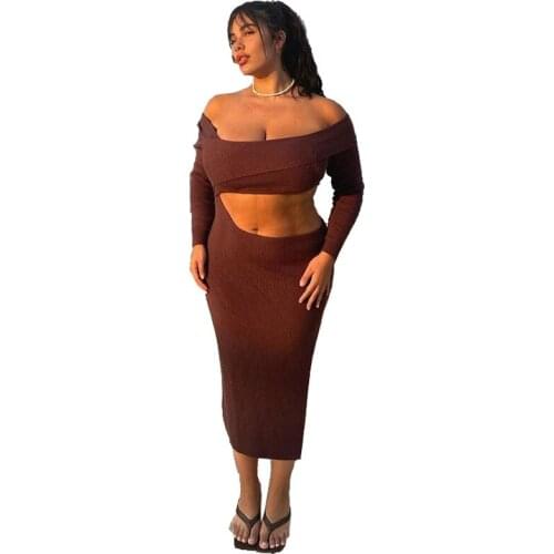 Sukienki Fashionable Knitted Dresses