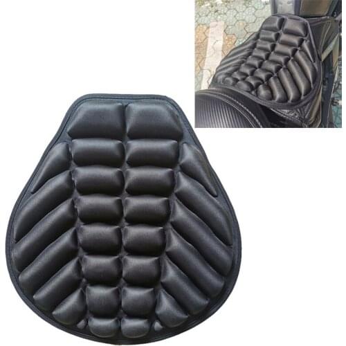 Air Seat Cushion Universal Inflatable 3D Great Ventilation Sunscreen Heat Insulation Pad for Long-distance Riding Equipment
