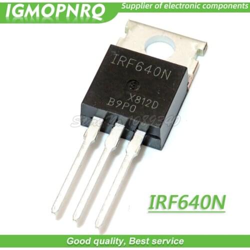 20pcs IRF640N IRF640 IRF640NPBF MOSFET MOSFT 200V 18A 150mOhm 44.7nC TO-220 new original