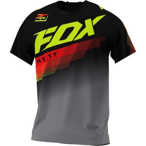 2021 off-road ATV racing T-shirt 2021 AM RF HTTP fox bike downhill jersey motorcycle wear off-road motorcycle MTB DH MX Ropa Dh