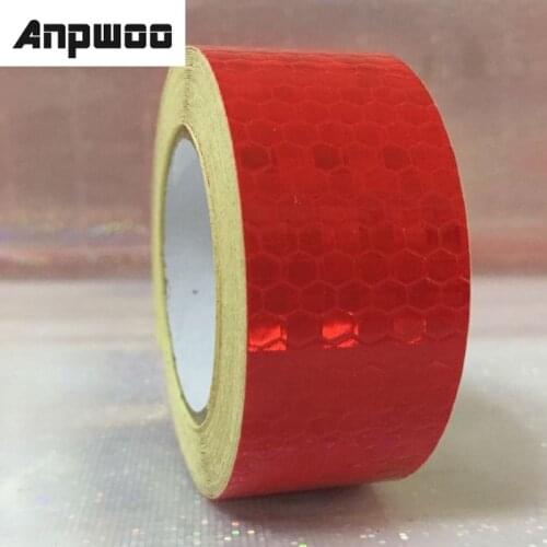 25mm x 5m Safety Mark Reflective Tape Stickers Car-Styling Self Adhesive Warning Tape Automobiles Motorcycle Reflective Material