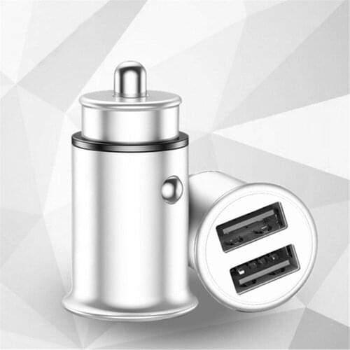 3.1A Fast Charger Car-Charger Dual USB Car Phone Charger Adapter in Car Mini USB Car Charger For Mobile Phone Tablet GPS