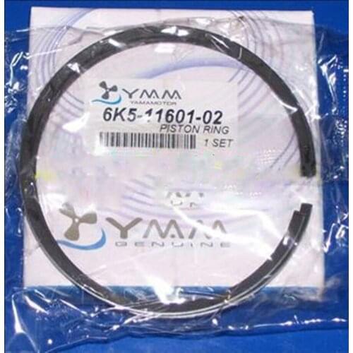 Free shipping outboard motor part piston ring for Yamaha 2 stroke 60 Hp gasoline boat engine model: 6K5 - 11601-02