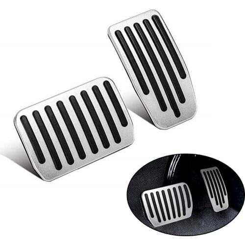 For Tesla Model 3 Metal Gas Fuel Brake Pedal Pads Mats Cover Accessories Car Styling