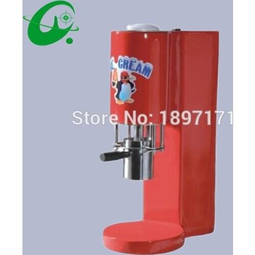 New style Desktop semi-automatic ice cream machine, mixed ice cream manual fruit ice cream mixer,Ice cream forming machine
