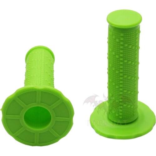 Pair Soft 22mm 7/8" Hand Grips Handle Bar For MX Pit Dirt Bike Quad Motorcycle CRF XR