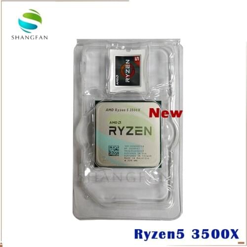 New AMD Ryzen 5 3500X R5 3500X 3.6 GHz Six-Core Six-Thread CPU Processor 7NM 65W L3=32M 100-000000158 Socket AM4