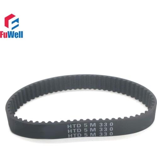 HTD 5M Timing Belt 15/20/25mm Width 295/300/305/310/315/320/325/330/335/340/345mm Rubber Pulley Belt Closed Loop Toothed Belt