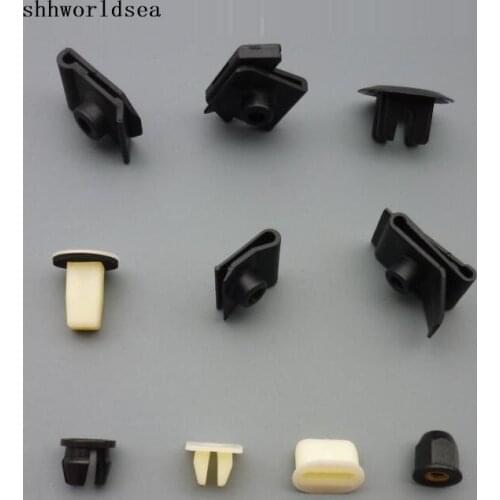 Shhworldsea 500pcs car fasteners rear side truck trim screw grommet front air deflector fender wheel housing clip