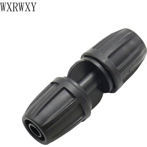 Garden irrigation Hose connector 8 / 11mm 2 Way Thread Lock Barbed Connector 3/8 straight barb irrigation screw 4pcs