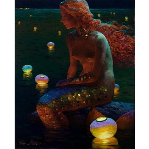 Modern Art Victor Nizovtsev Canvas Prints oil painting Kids Room Christmas Decorations Wall Picture best Christmas gift vk06