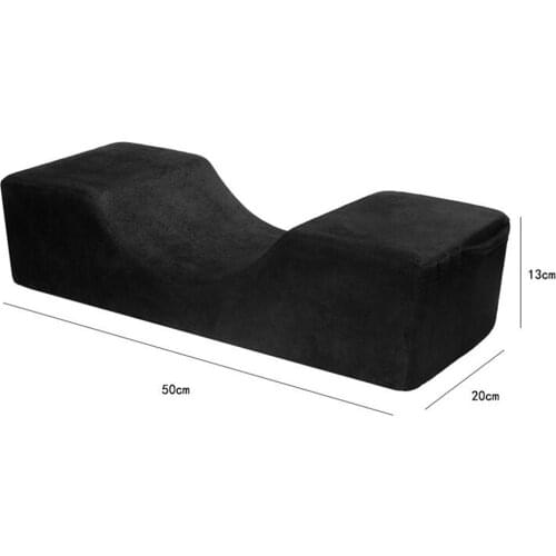 U-shaped Eyelash Pillow Flannel/ PU Lash Pillows Makeup Tools Eyelash Extensions Pillow Memory Foam Core Salon Beauty 3